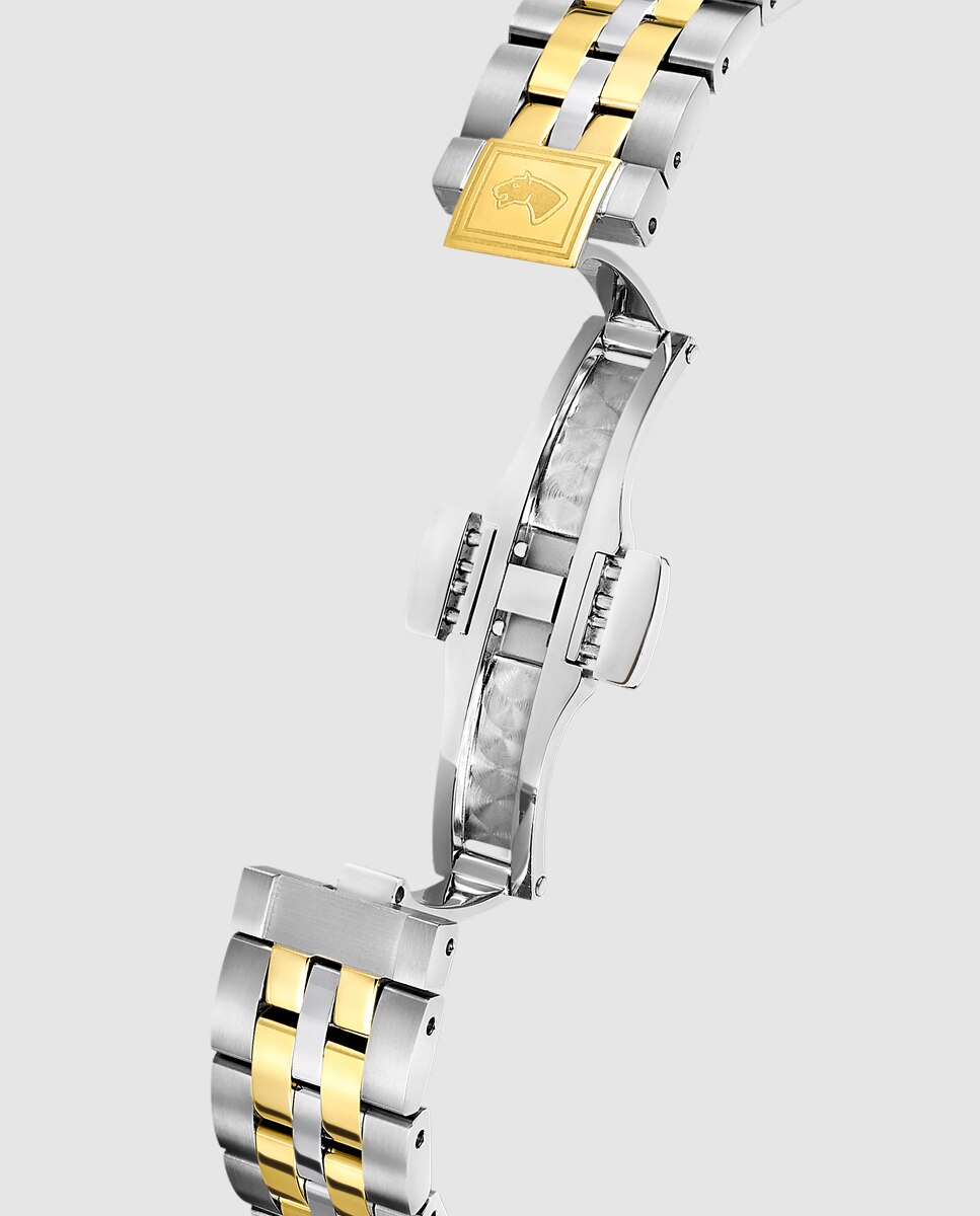 Relógio de Mulher J998/1 Swiss Made Automático de Aço Multicolor com Bracelete Adicional de Oferta Multicolor-4