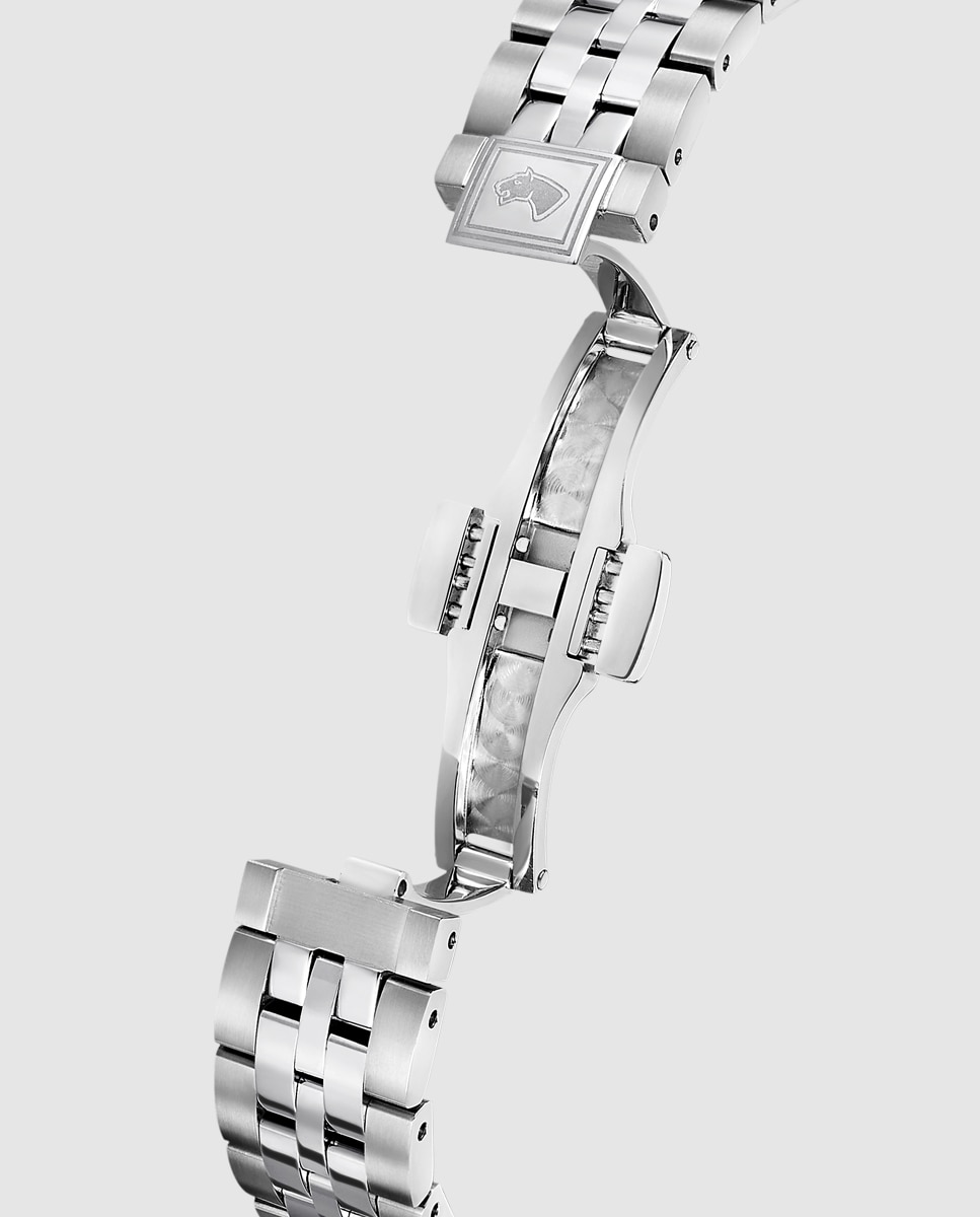Relógio de Mulher J994/3 Swiss Made Automático de Aço Prateado com Bracelete Adicional de Oferta Prata-4