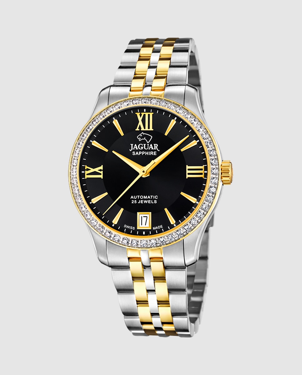 Relógio de Mulher J998/2 Swiss Made Automático de Aço Multicolor com Bracelete Adicional de Oferta Multicolor-1