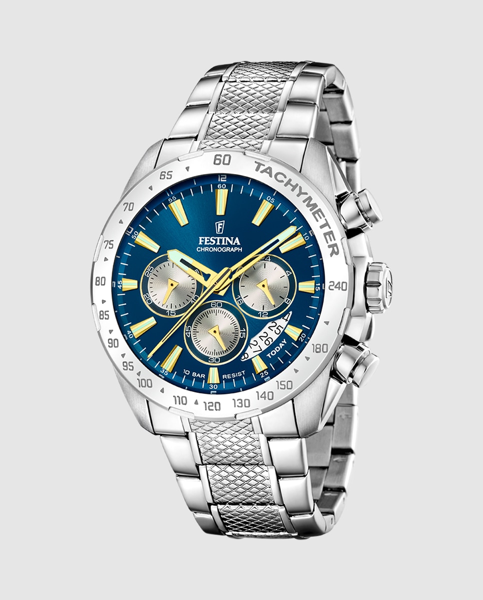 Relógio F20668/5 Timeless Chronograph de Aço Prateado Prata-1