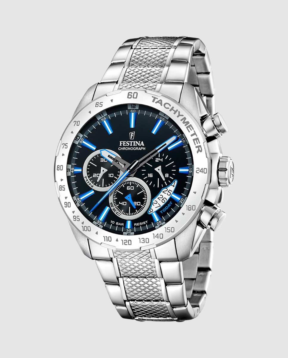 Relógio F20668/6 Timeless Chronograph de Aço Prateado Prata-1