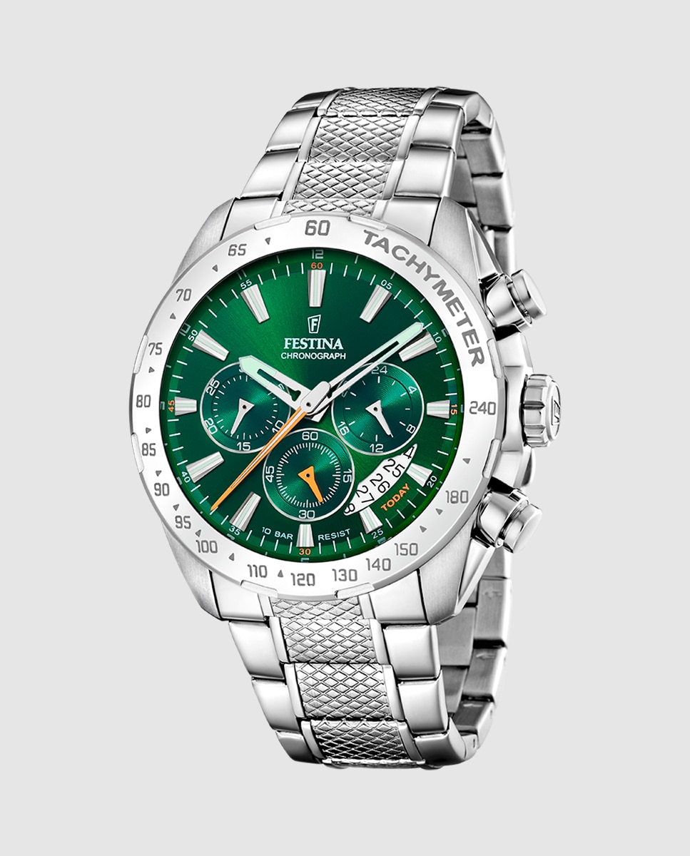 Relógio F20668/3 Timeless Chronograph de Aço Prateado Prata-1