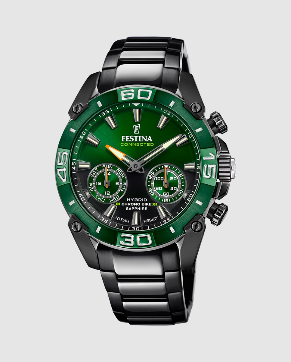 Relógio Tipo Smartwatch F20548 2 Connected de Aço em Preto Preto-1
