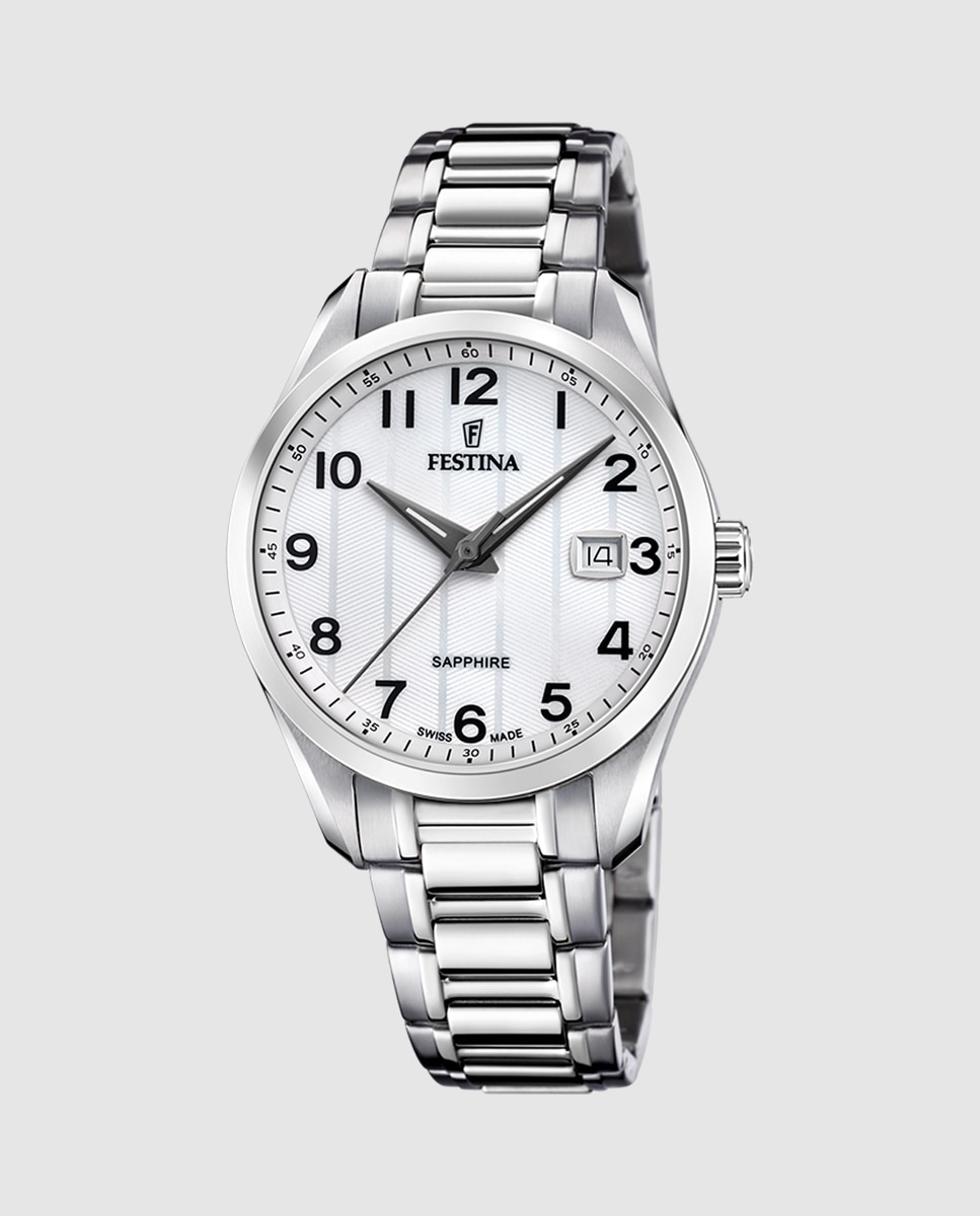 Relógio F20026/1 Swiss Made de Aço Prateado Prata-1