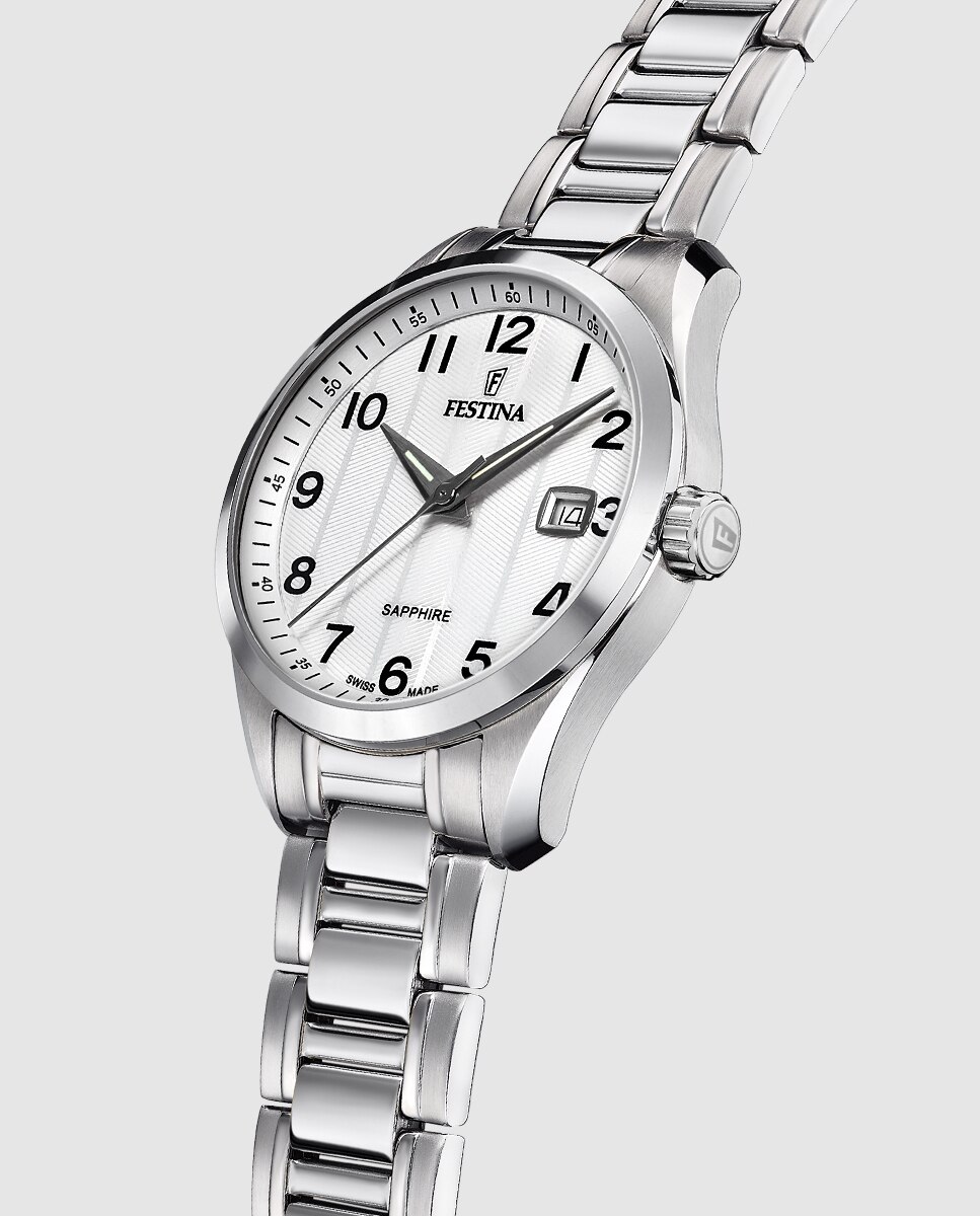Relógio F20026/1 Swiss Made de Aço Prateado Prata-2