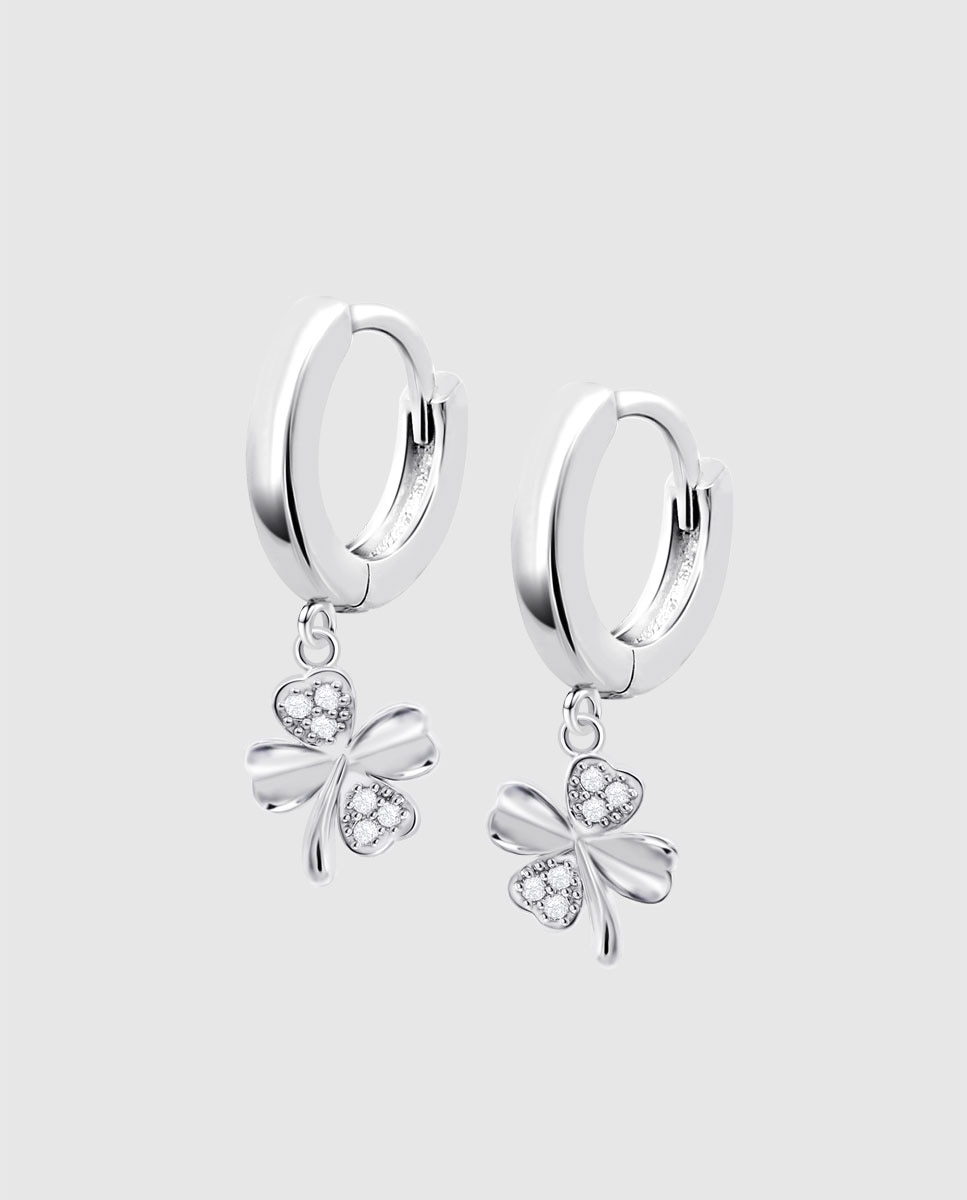 Brincos Lotus Silver Lp3108-4/2 Mystic de Prata com Acabamento Brilhante Prateado-1