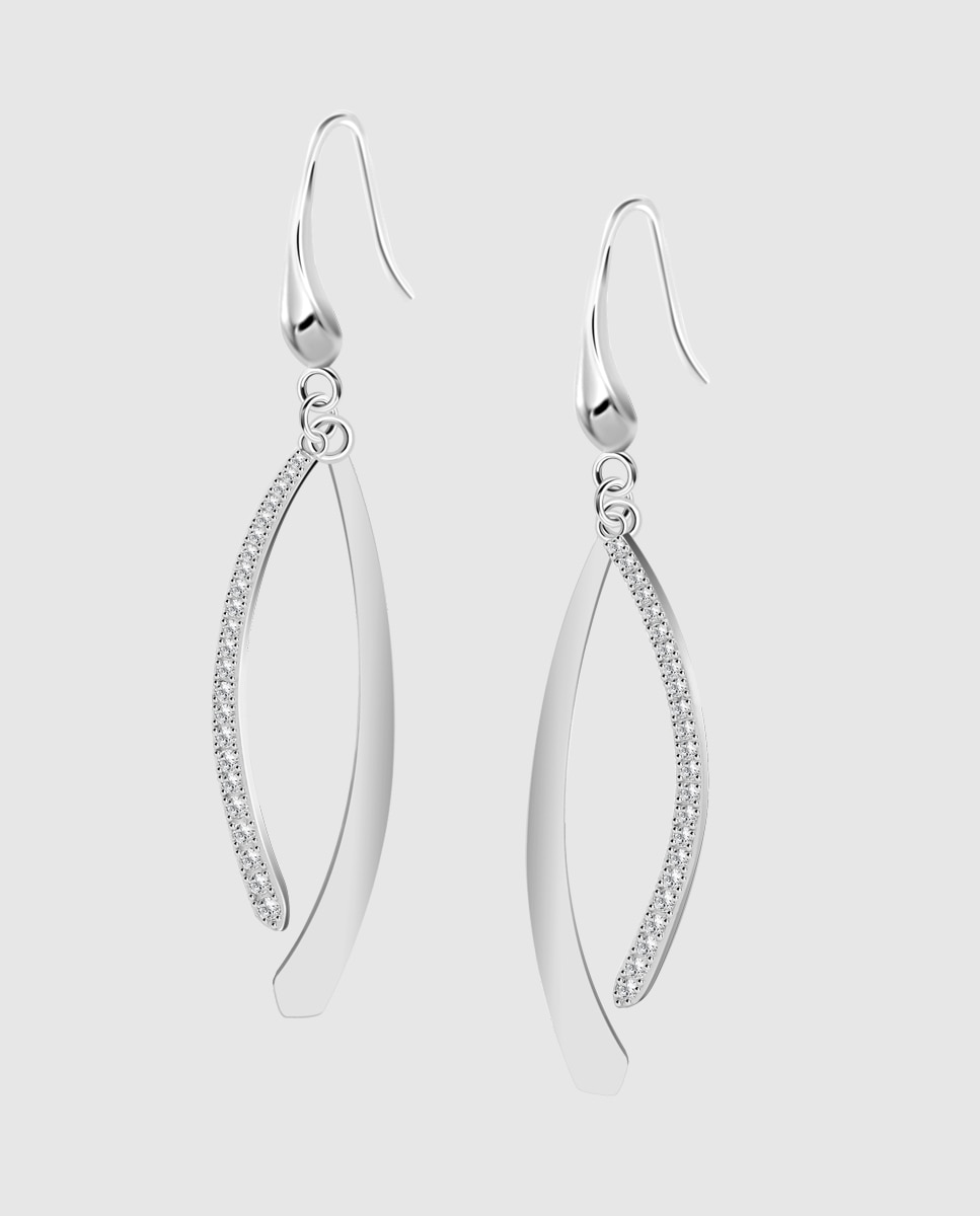 Brincos Lotus Silver Lp3691-4/1 Glam de Prata com Acabamento Brilhante Prateado-1