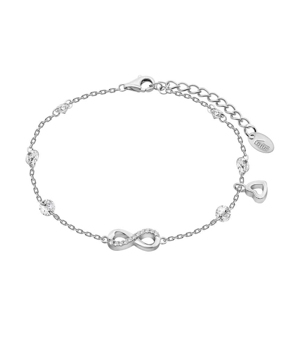 Pulseira de Corrente Lotus Silver Lp3677-2 1 Fantasy de Prata com Acabamento Brilhante Prateado-1