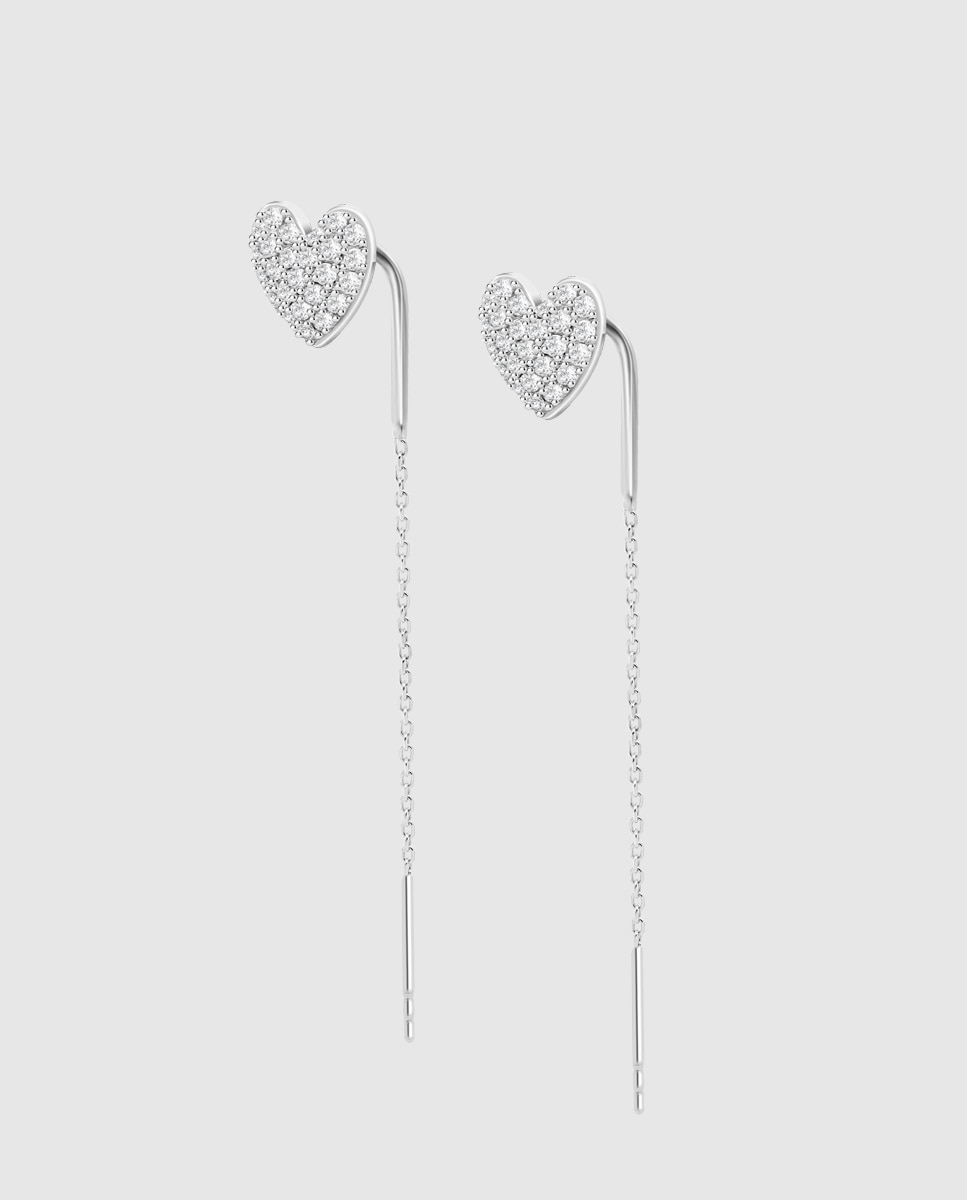 Brincos Lotus Silver Lp3744-4/1 Pure Essential de Prata com Acabamento Brilhante e Zircónias Branco-1