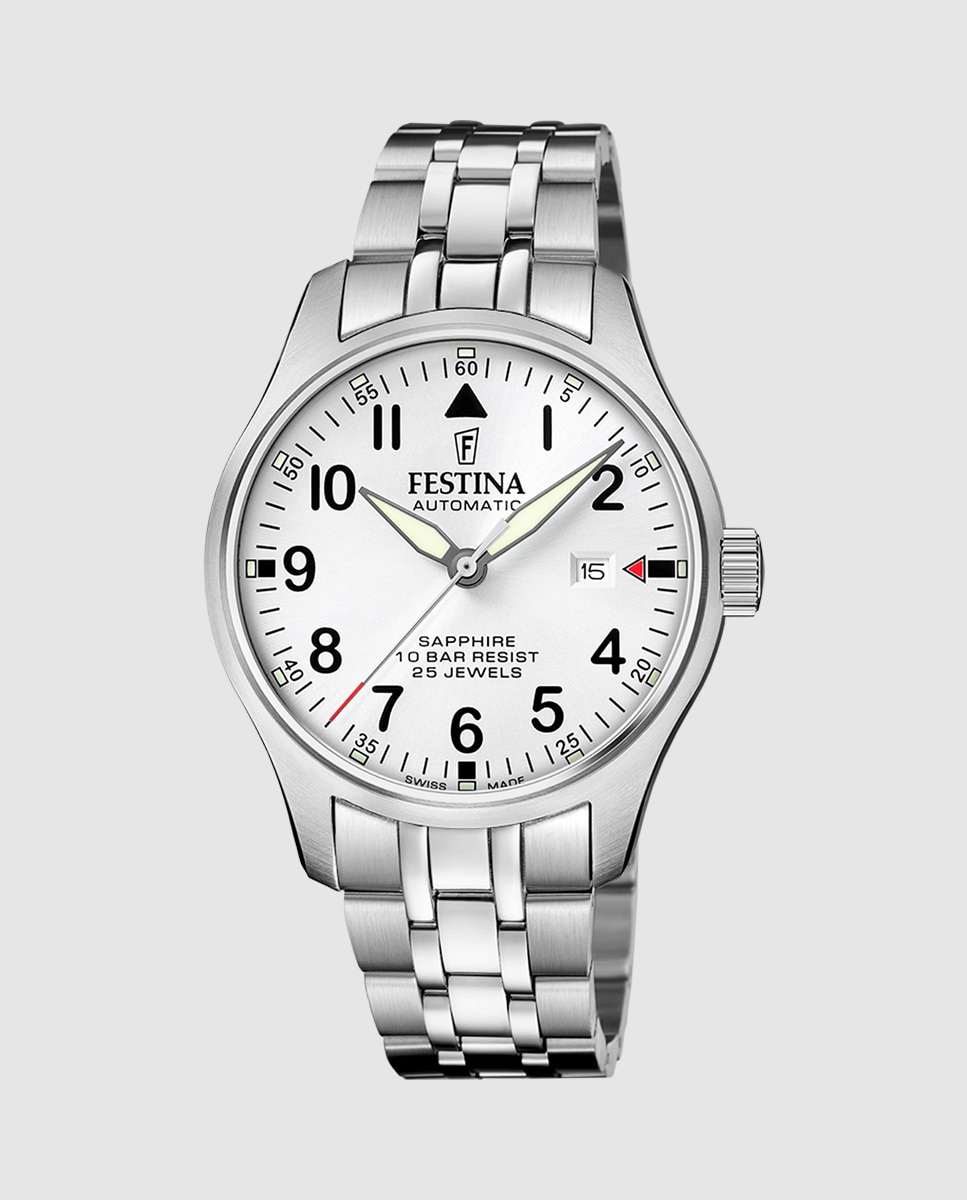 Relógio F20151/a Automatic de Aço Prateado Prata-1