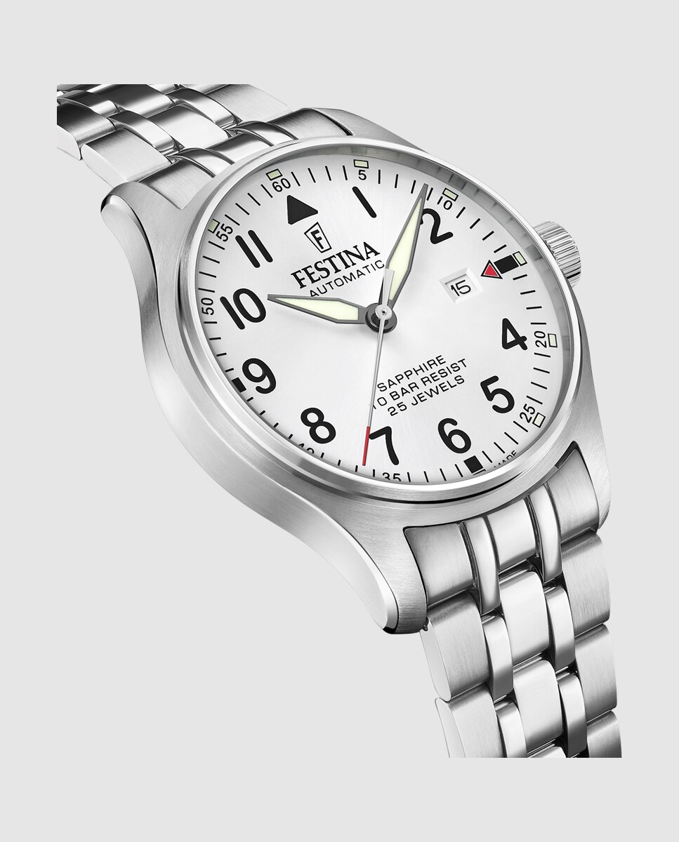 Relógio F20151/a Automatic de Aço Prateado Prata-3