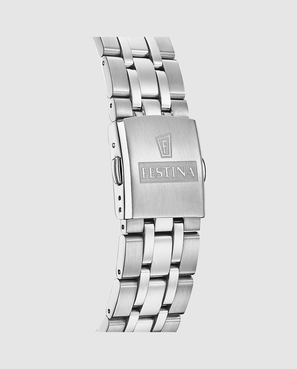 Relógio F20151/d Automatic de Aço Prateado Prata-5