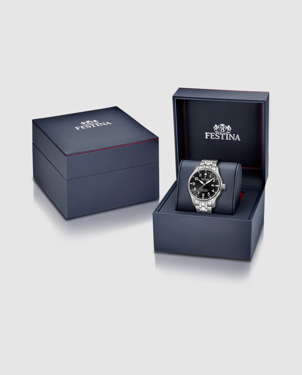 Relógio F20151/d Automatic de Aço Prateado Prata-6