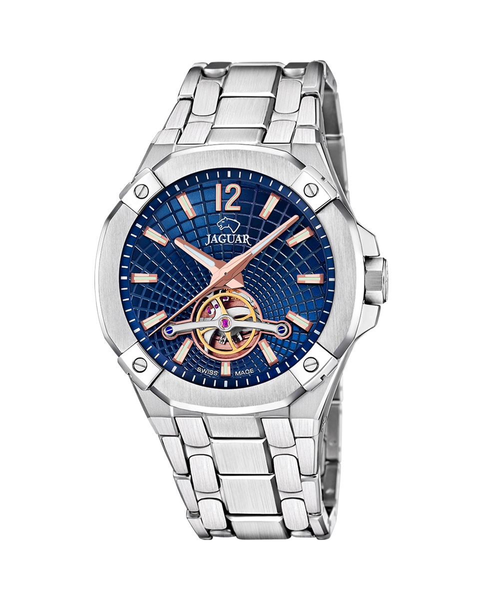 Relógio J1007/2 Automatic Balancier de Aço Prateado Prata-1
