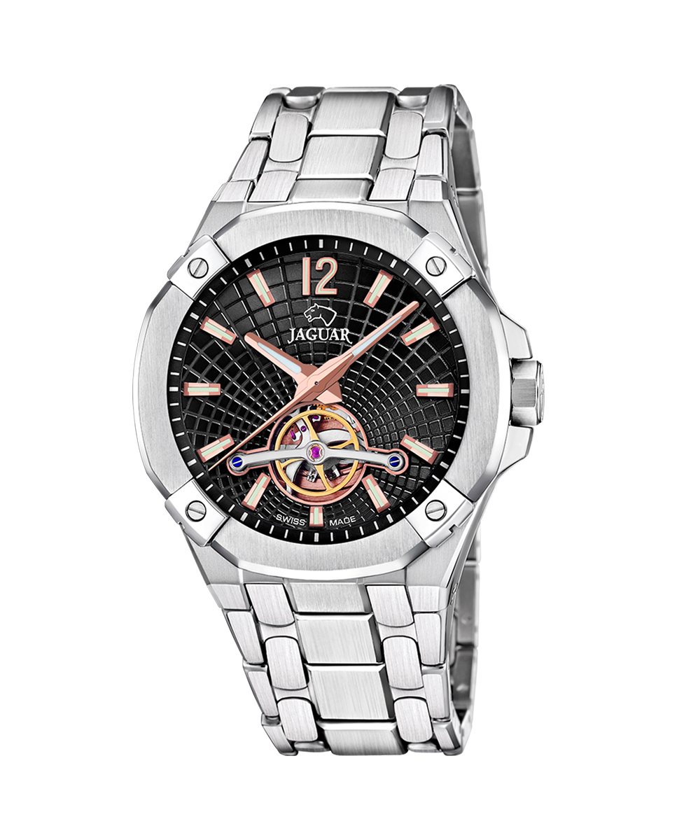 Relógio J1007/4 Automatic Balancier de Aço Prateado Prata-1