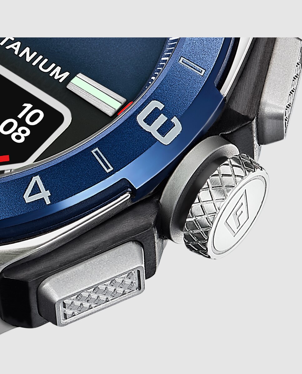 Relógio Smartwatch F23000 1 Connected de Borracha em Azul Azul-5
