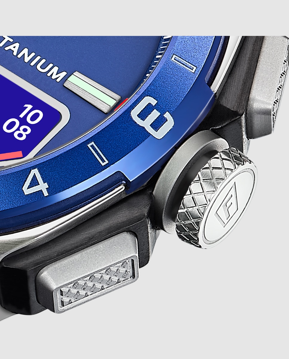 Relógio Smartwatch F23000 3 Connected de Borracha em Azul Azul-5