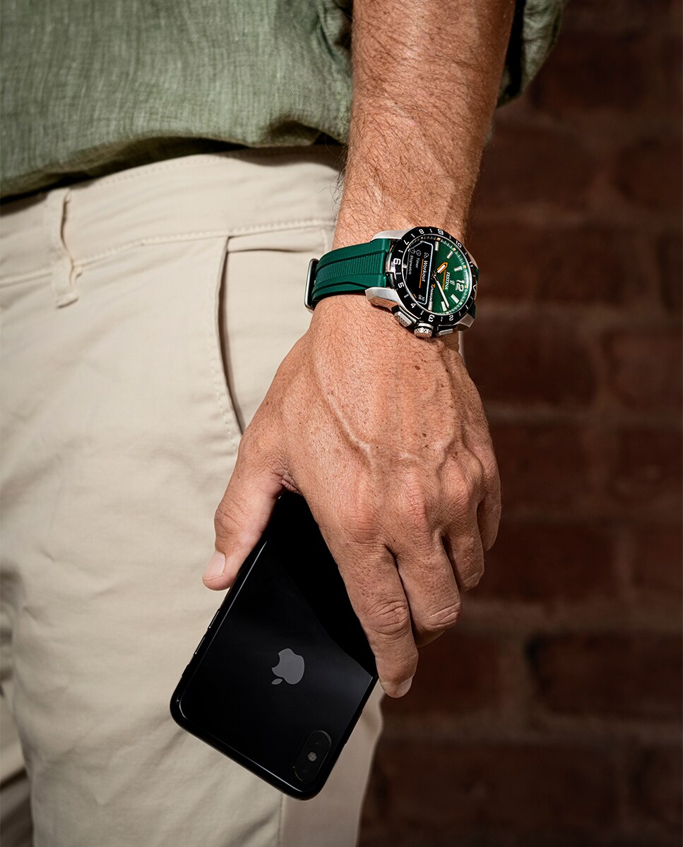 Smartwatch F23000 2 Connected de Borracha em Verde Verde-6