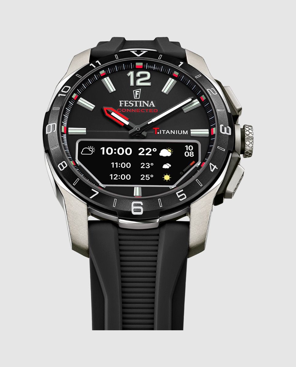 Smartwatch F23000 4 Connected de Borracha em Preto Preto-3
