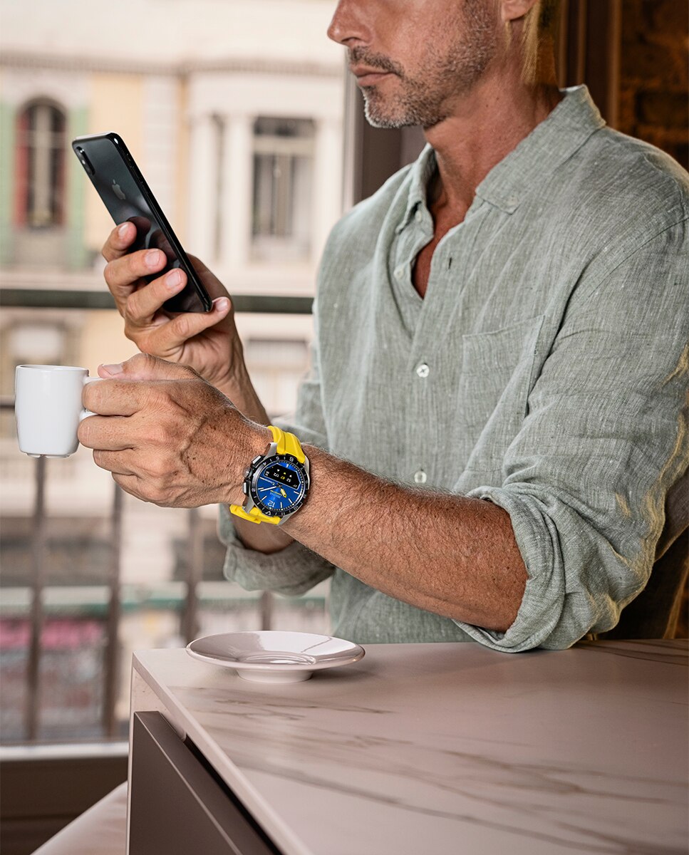 Smartwatch F23000 8 Connected de Borracha em Amarelo Amarelo-6
