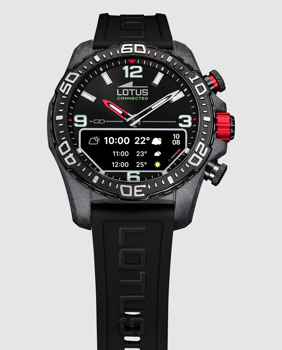 Relógio Smartwatch 20000 4 Connected D com Correia de Borracha em Preto Preto-3