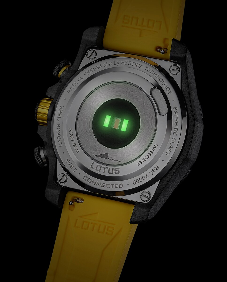 Relógio Smartwatch 20000 8 Connected D com Correia de Borracha Amarela Amarelo / Preto-5