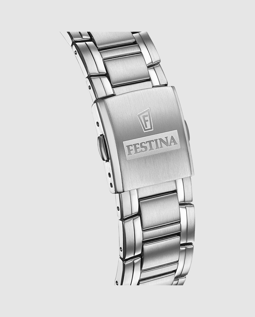 Relógio F20704/3 Timeless Chronograph de Aço Prateado Prata-2