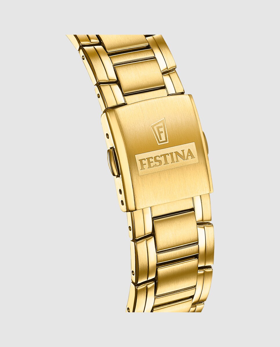 Relógio F20705/6 Timeless Chronograph de Aço Ouro Ouro-2