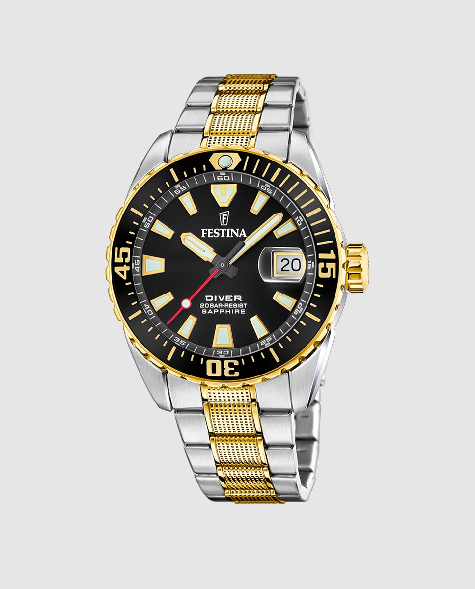 Relógio F20706/3 The Originals Diver de Aço Multicolor Multicolor-1