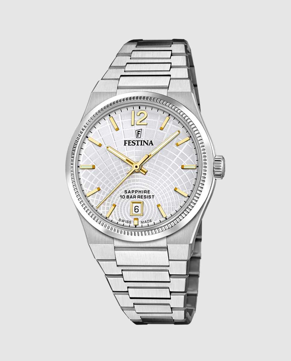 Relógio F20052/2 Swiss Made Rivé de Aço Prateado Prata-1