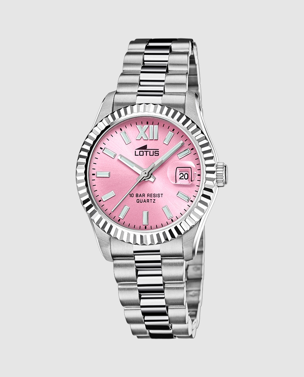 Relógio 18930/8 Freedom de Aço Prateado Prata / Rosa-1