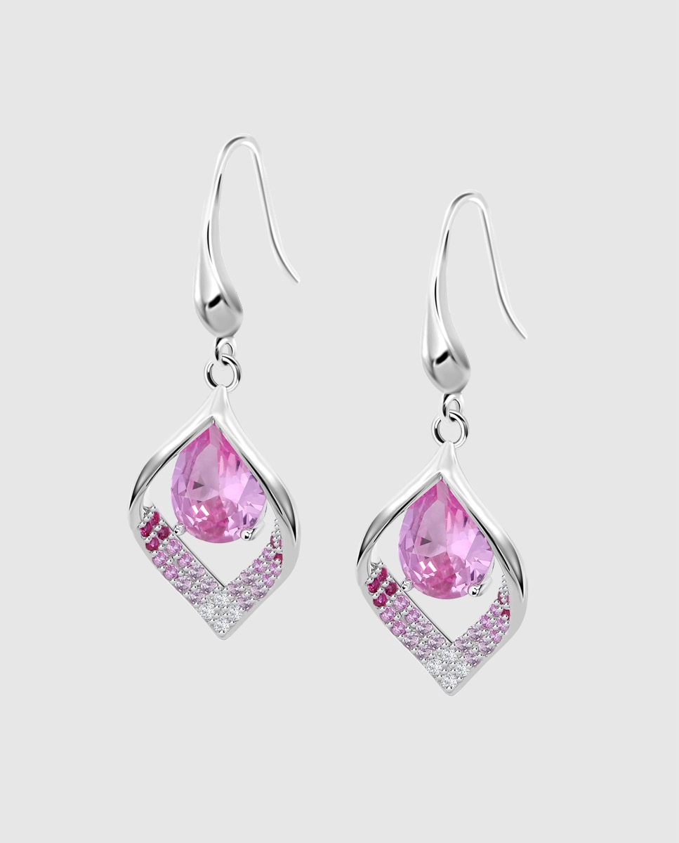 Brincos Lotus Silver Lp3711-4/2 Colors de Prata com Acabamento Brilhante Prateado-1