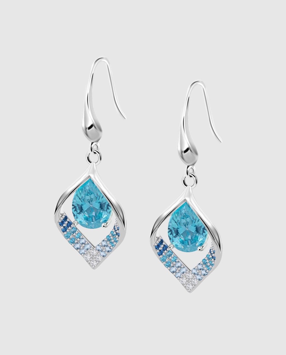 Brincos Lotus Silver Lp3711-4/4 Colors de Prata com Acabamento Brilhante Prateado-1