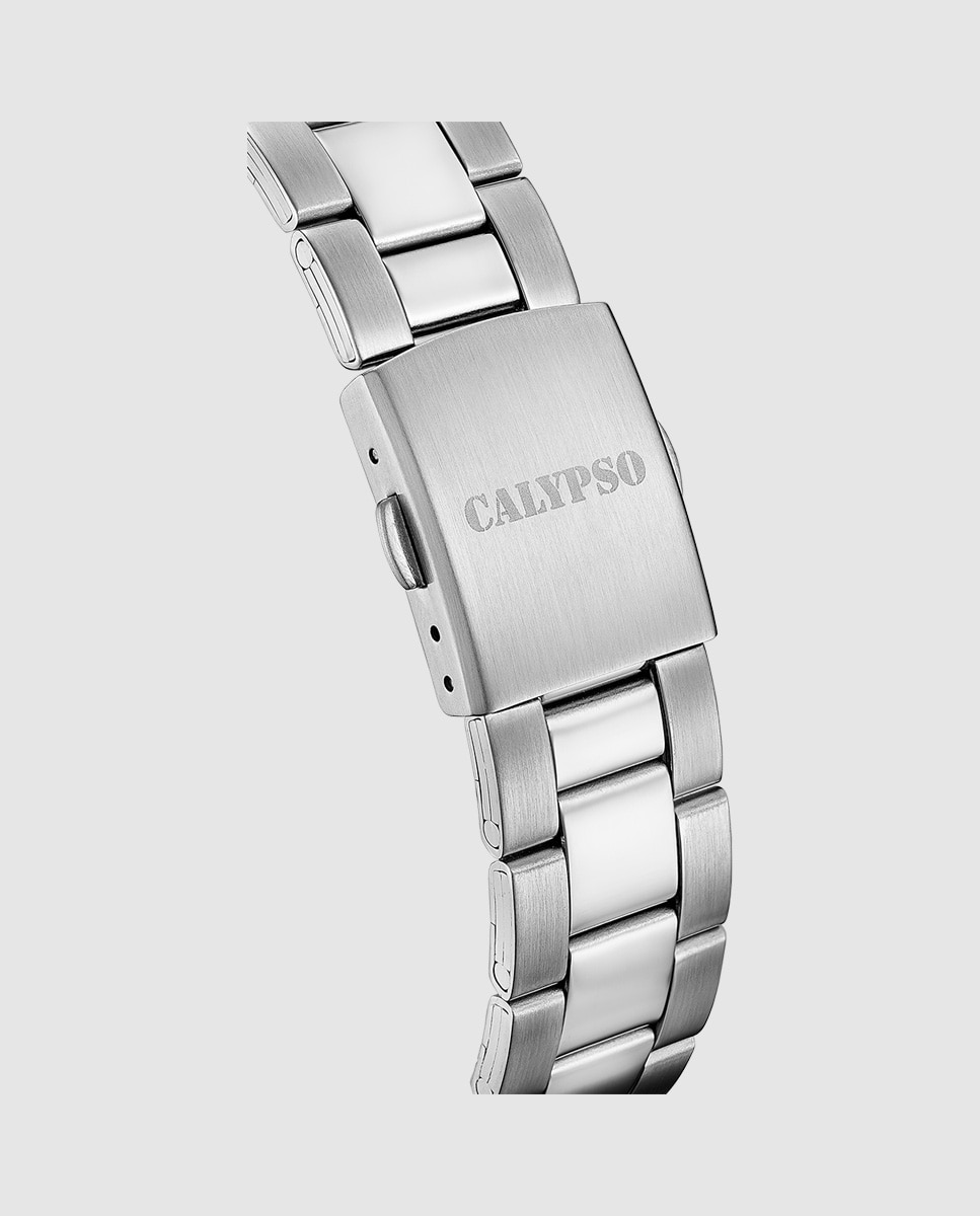 Relógio K5862/3 Basic de Aço Prateado Prata-2