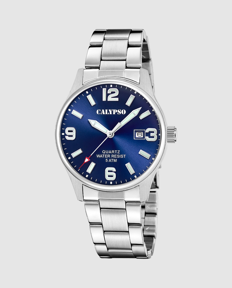 Relógio k5860/3 Basic de Aço Prateado Prata-1