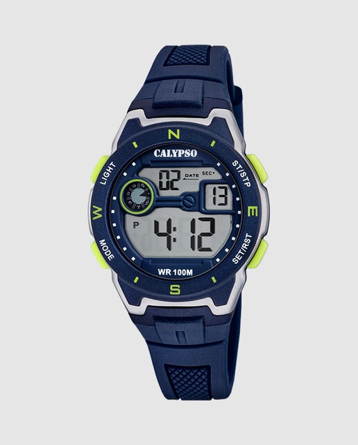 Imagem 0 de Relógio K5853/3 Digital Crush de Borracha em Azul