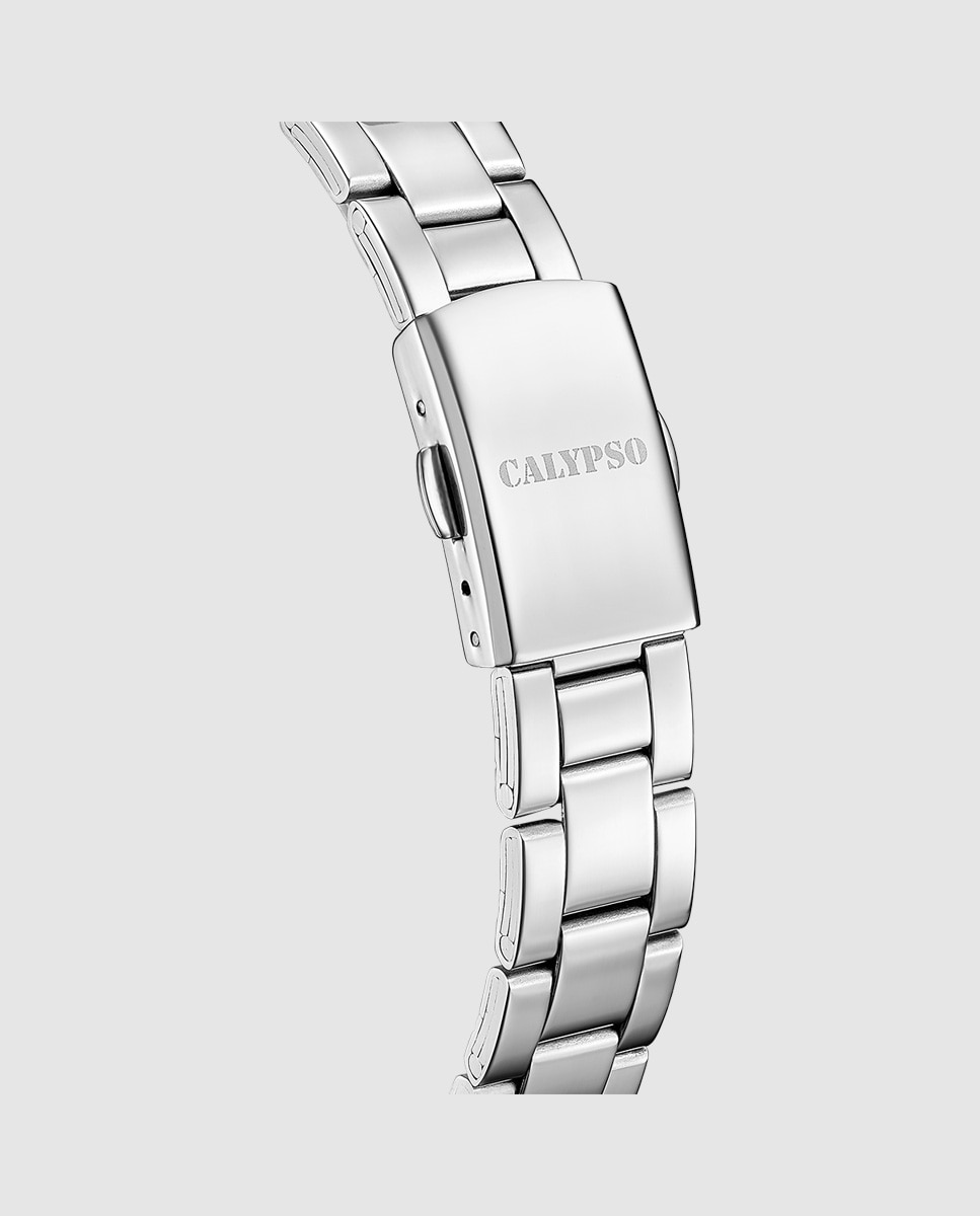 Relógio K5859/3 Basic de Aço Prateado Prata-2