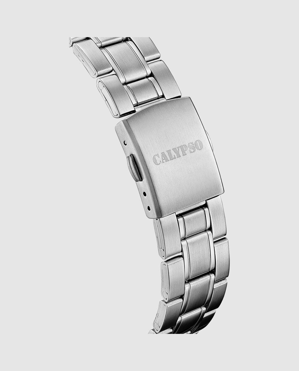 Relógio K5872/6 Basic de Aço Prateado Prata-2