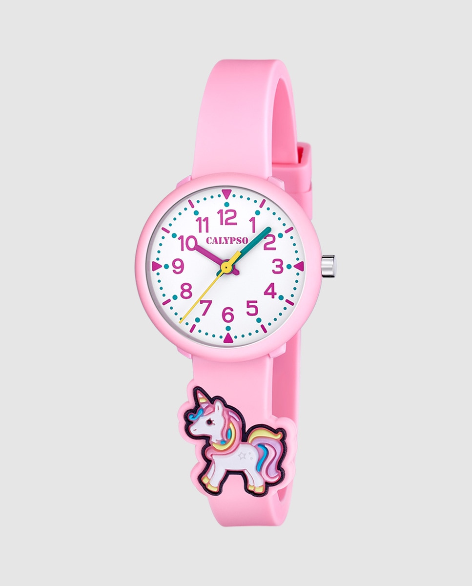 Imagem 0 de Relógio Infantil K5844/2 My First Watch de Borracha em Rosa