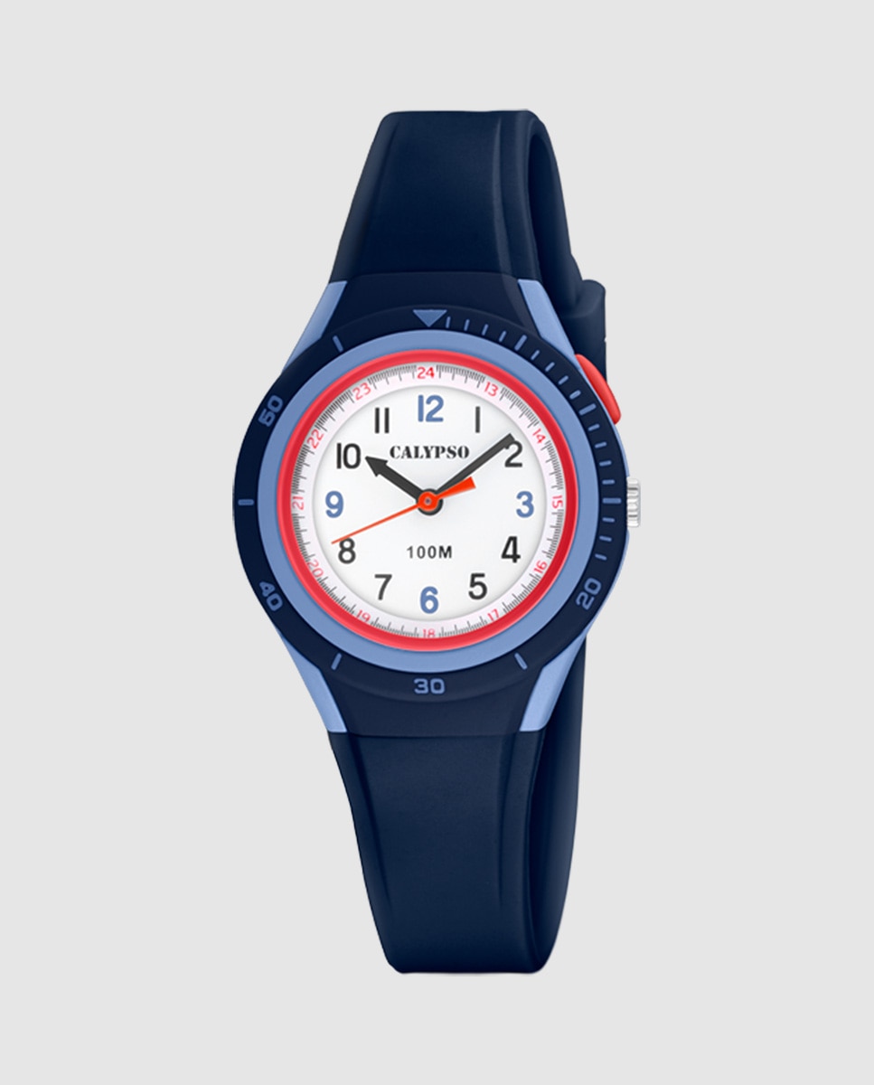 Relógio Infantil K5856/5 My First Watch de Borracha em Azul Azul-1