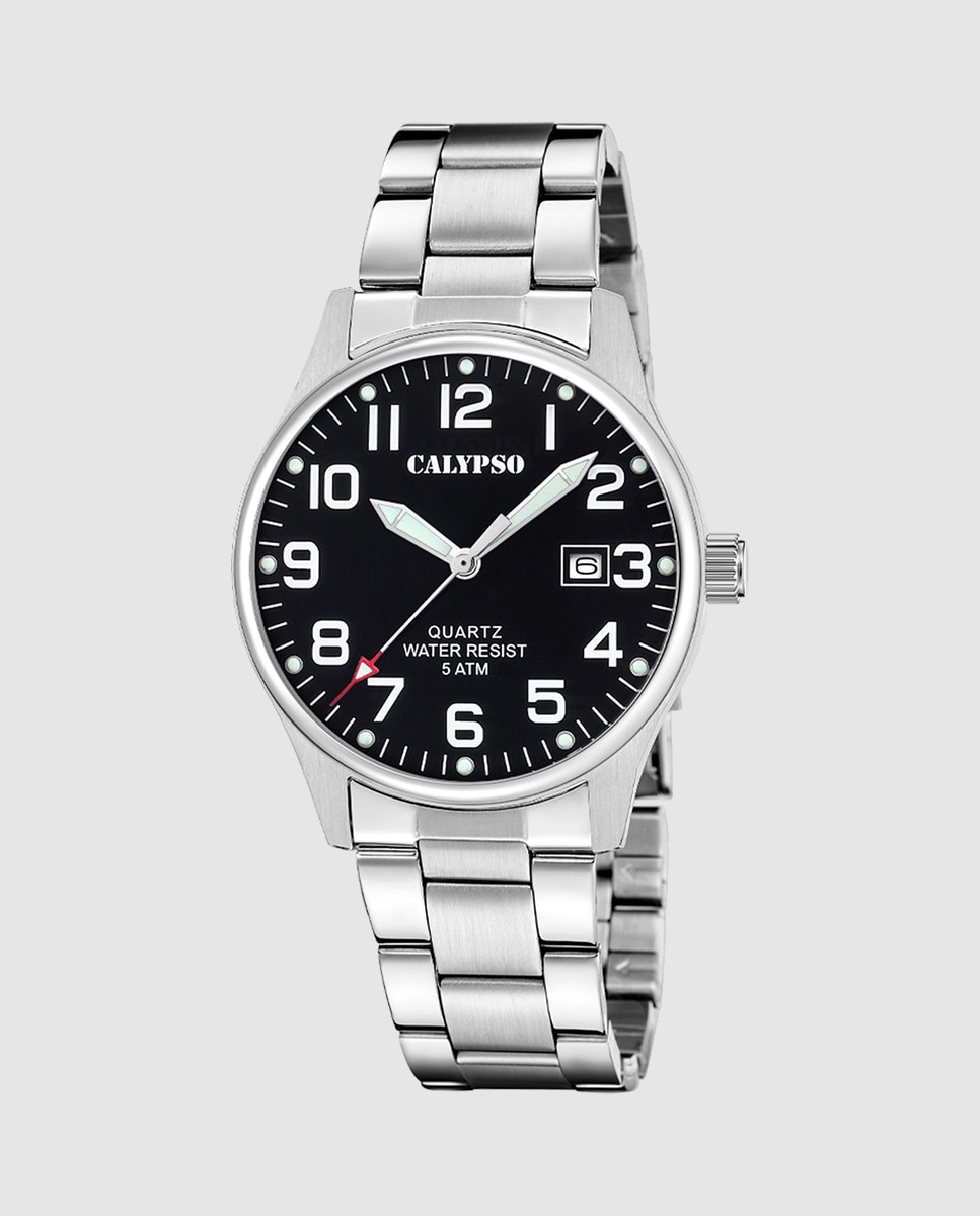 Relógio K5860/4 Basic de Aço Prateado Prata-1