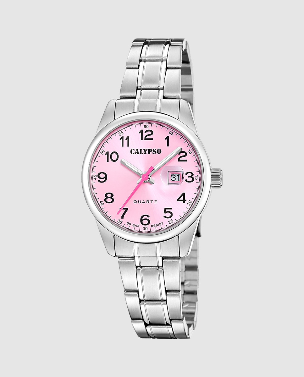 Relógio K5873/2 Basic de Aço Prateado Prata-1