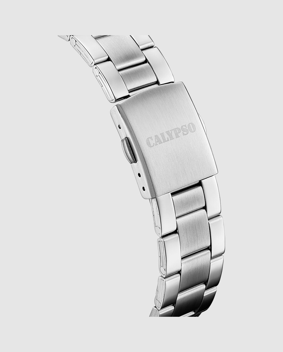 Relógio K5864/3 Basic de Aço Prateado Prata-2