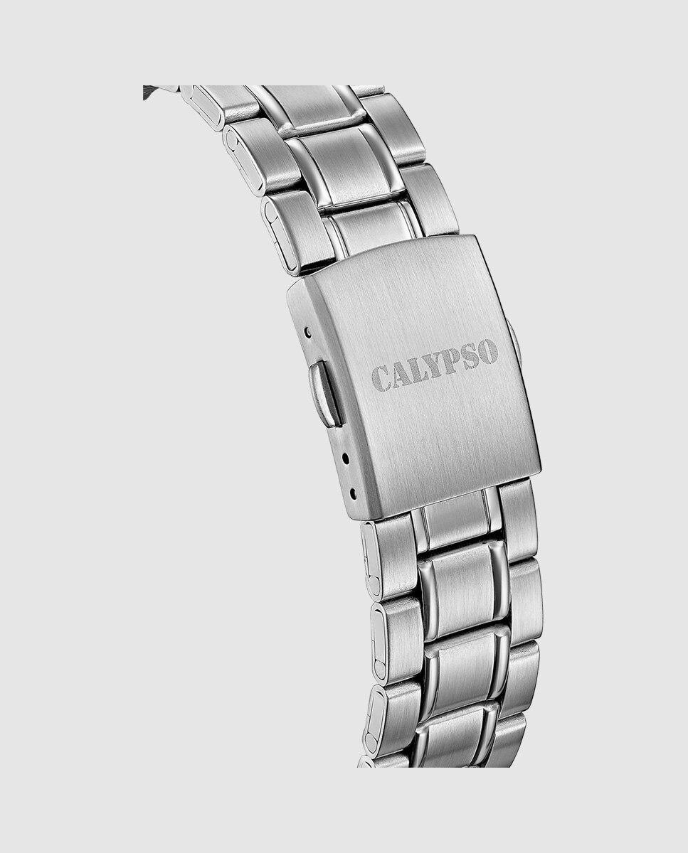 Relógio K5866/2 Basic de Aço Prateado Prata-2