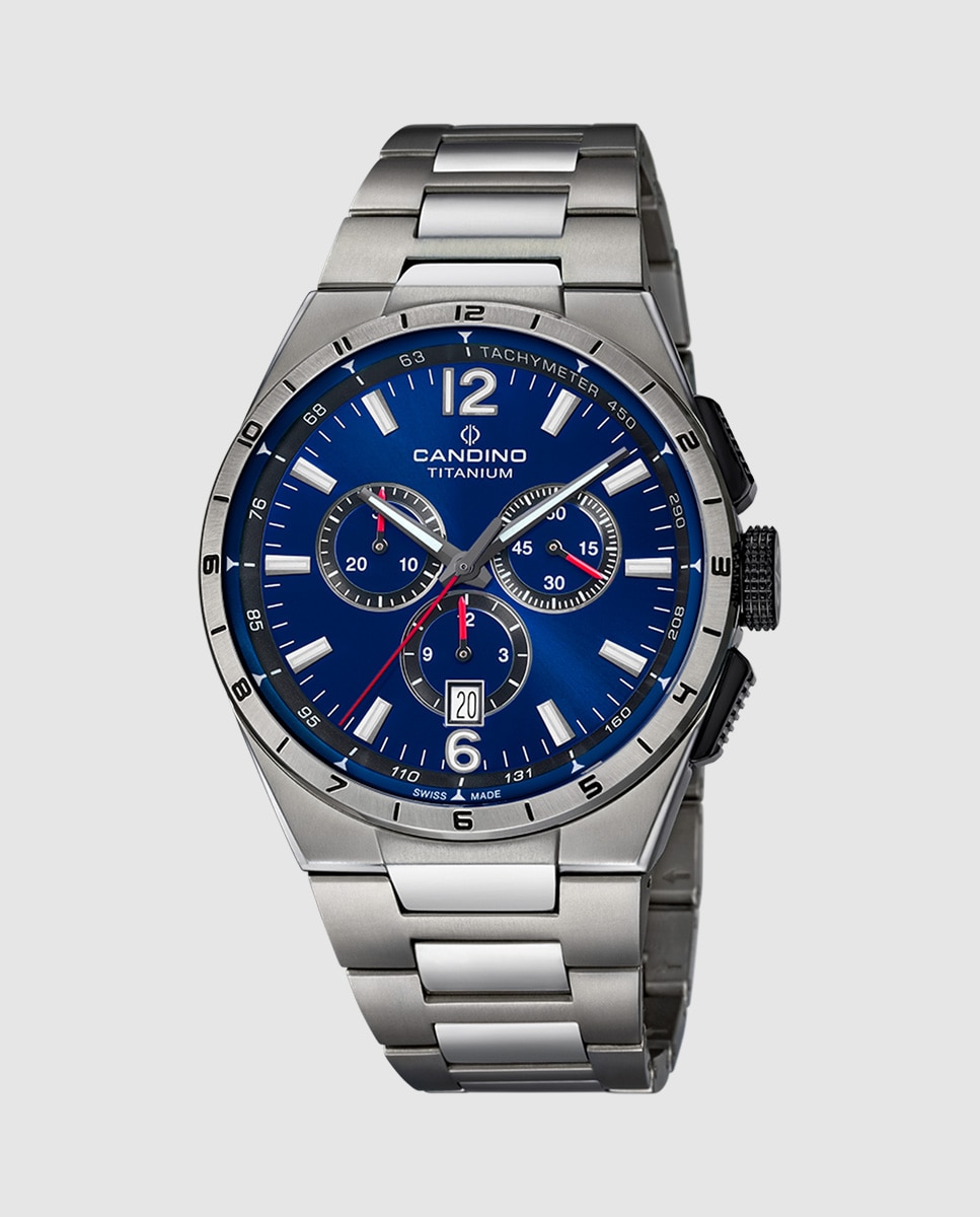 Relógio C4603/h Titanium de Aço Prateado Prata-1