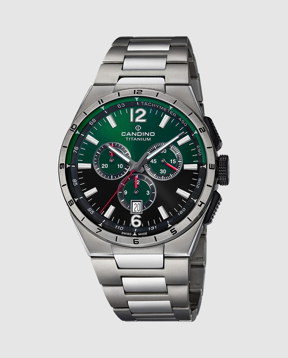 Relógio C4603/n Titanium de Aço Prateado Prata-1