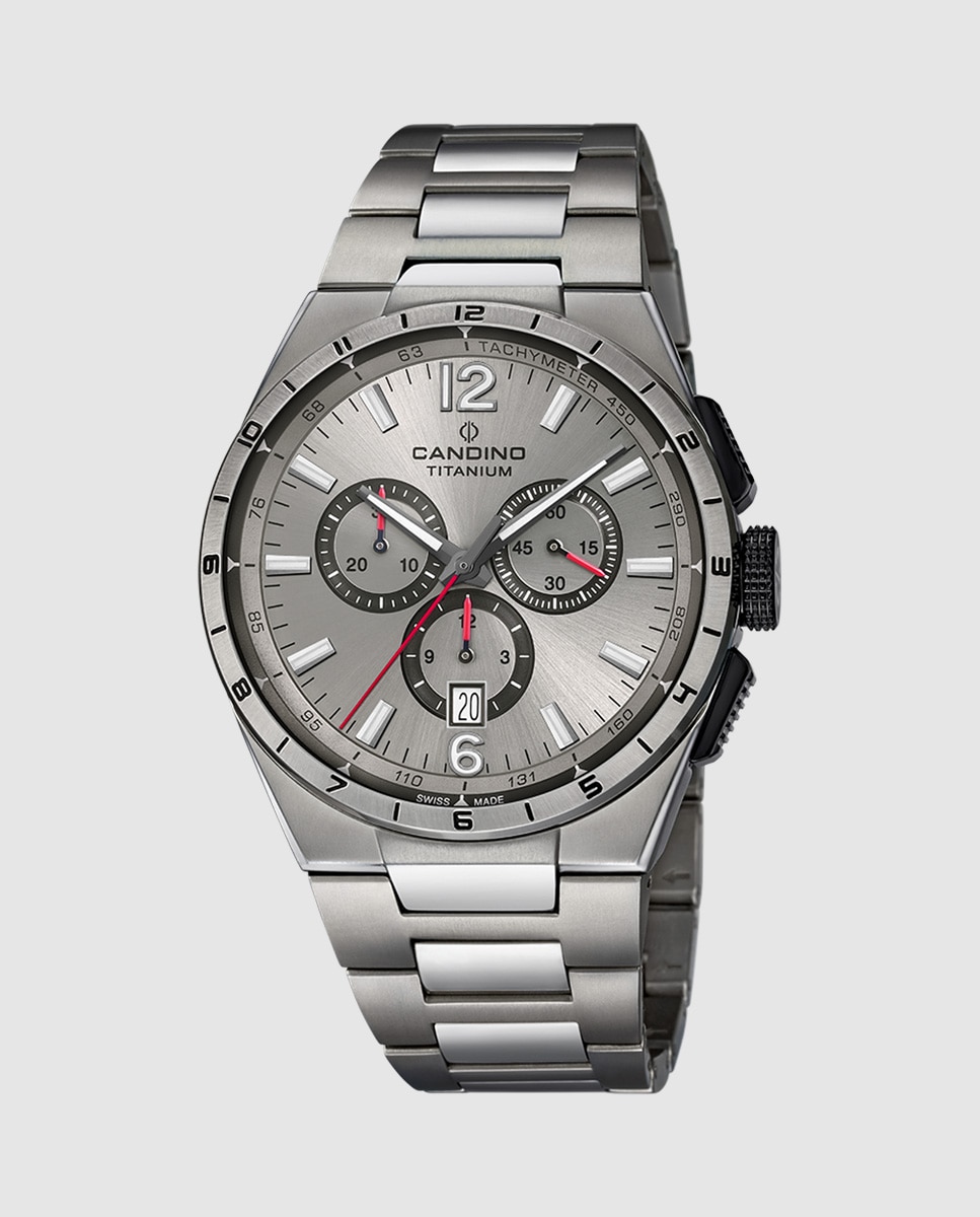 Relógio C4603/g Titanium de Aço Prateado Prata-1