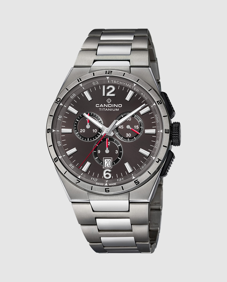 Relógio C4603/p Titanium de Aço em Cinzento Cinzento-1