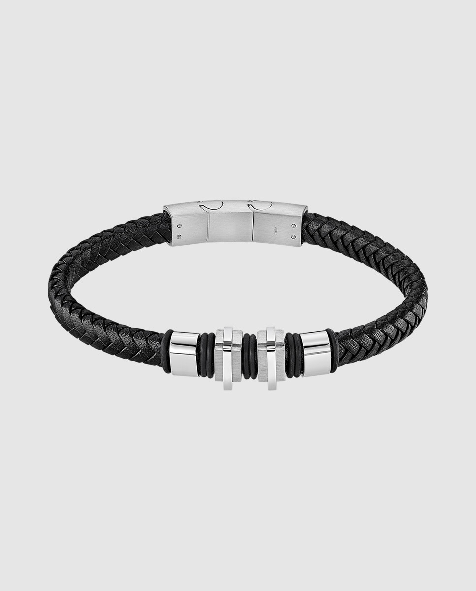 Pulseira Lotus Style Ls2404-2/1 Men Basic de Aço Inoxidável 316l Preto / Prata-1