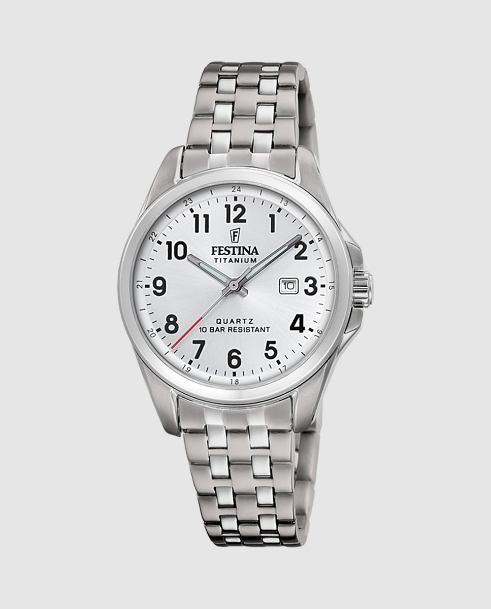 Relógio F20697/1 Titanium de Aço em Cinzento Cinzento-1